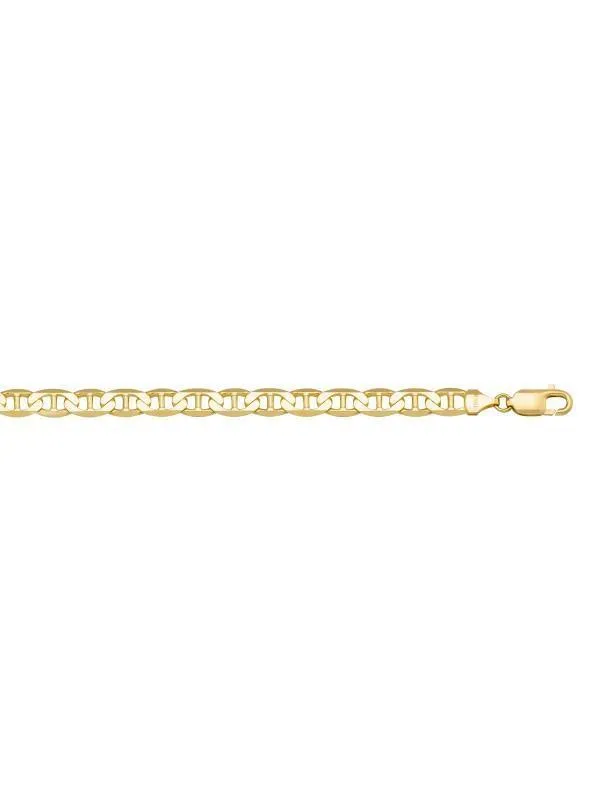 10k, 14k Yellow Gold Flat Anchor 4.6 mm Italian Chain
