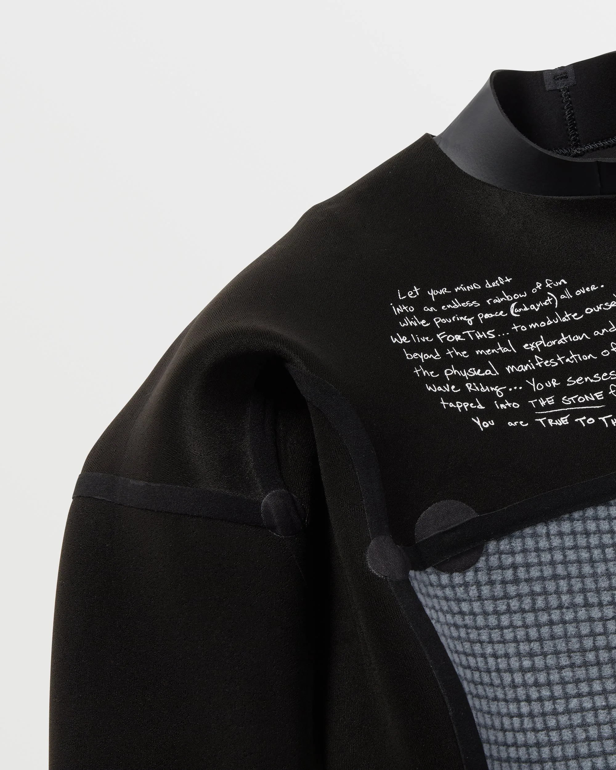 4/3Mm Chest Zip Wetsuit - BLACK
