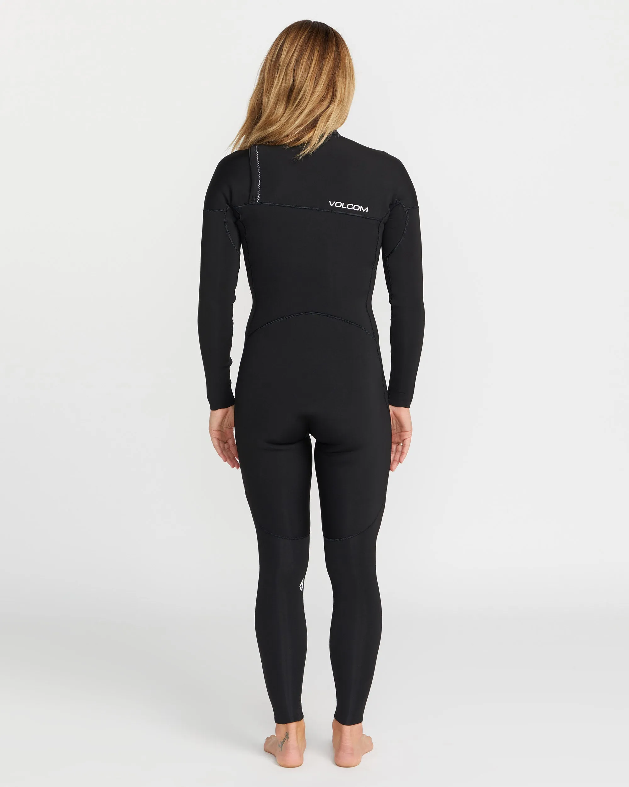 4/3Mm Chest Zip Wetsuit - BLACK