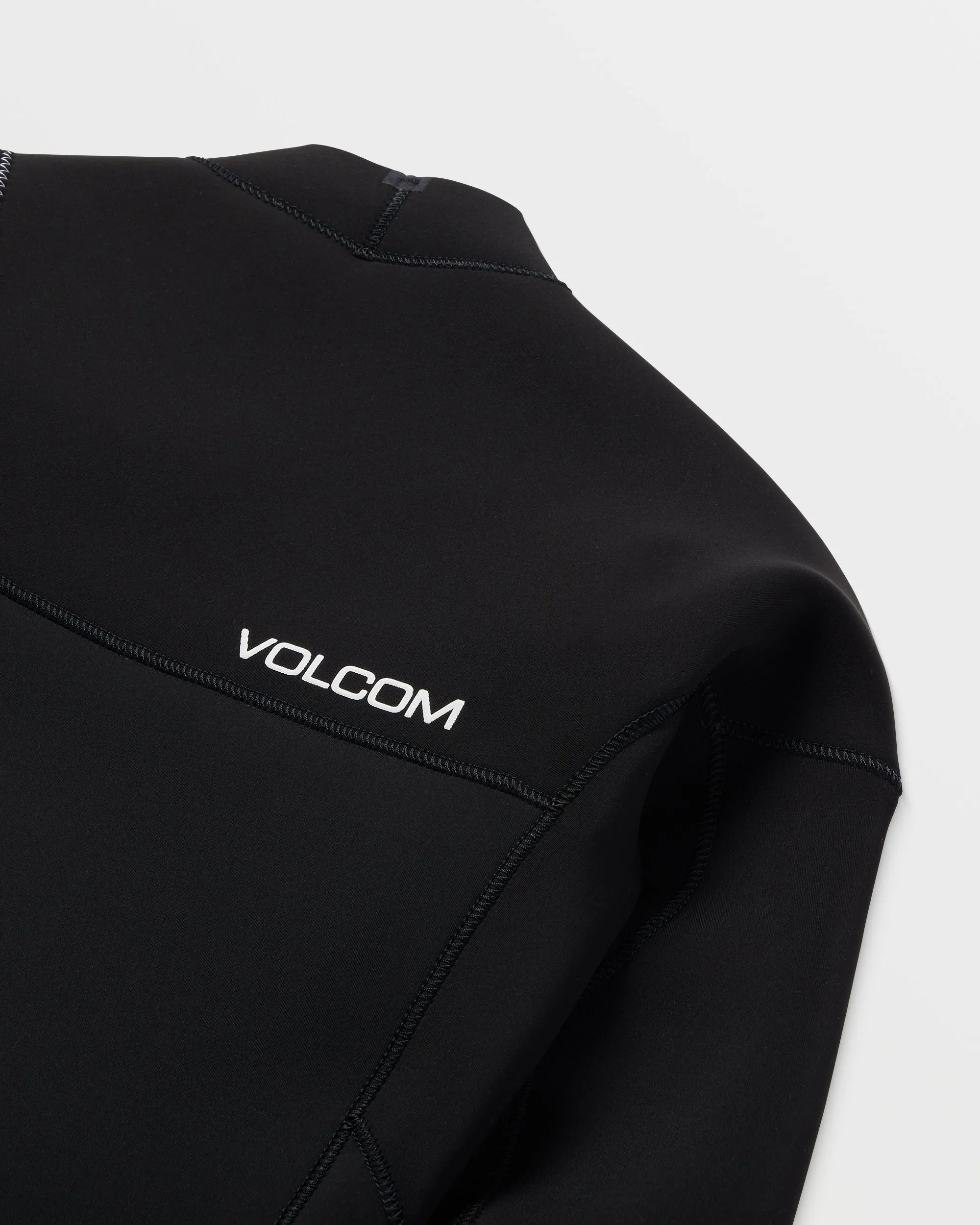 4/3Mm Chest Zip Wetsuit - BLACK