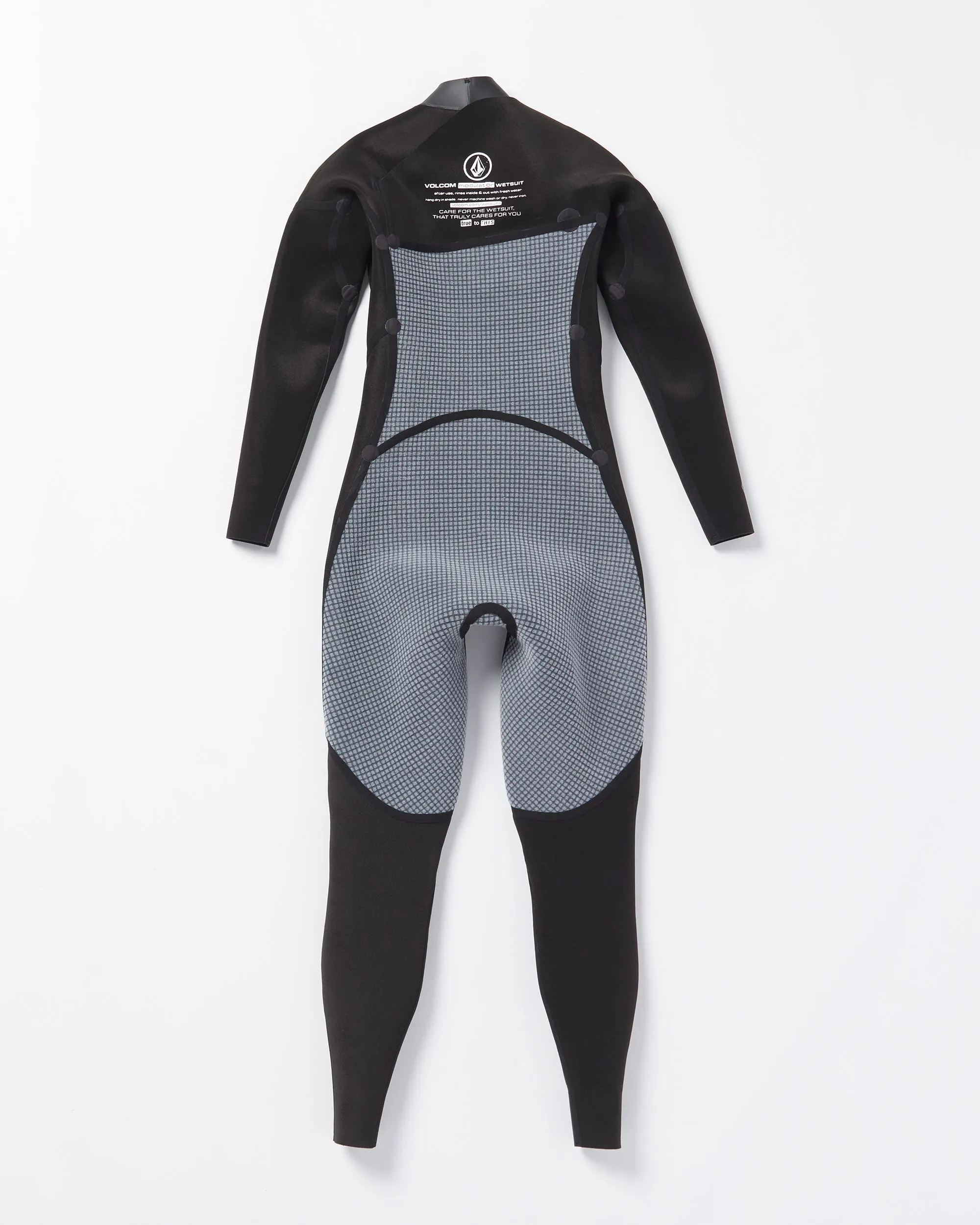 4/3Mm Chest Zip Wetsuit - BLACK
