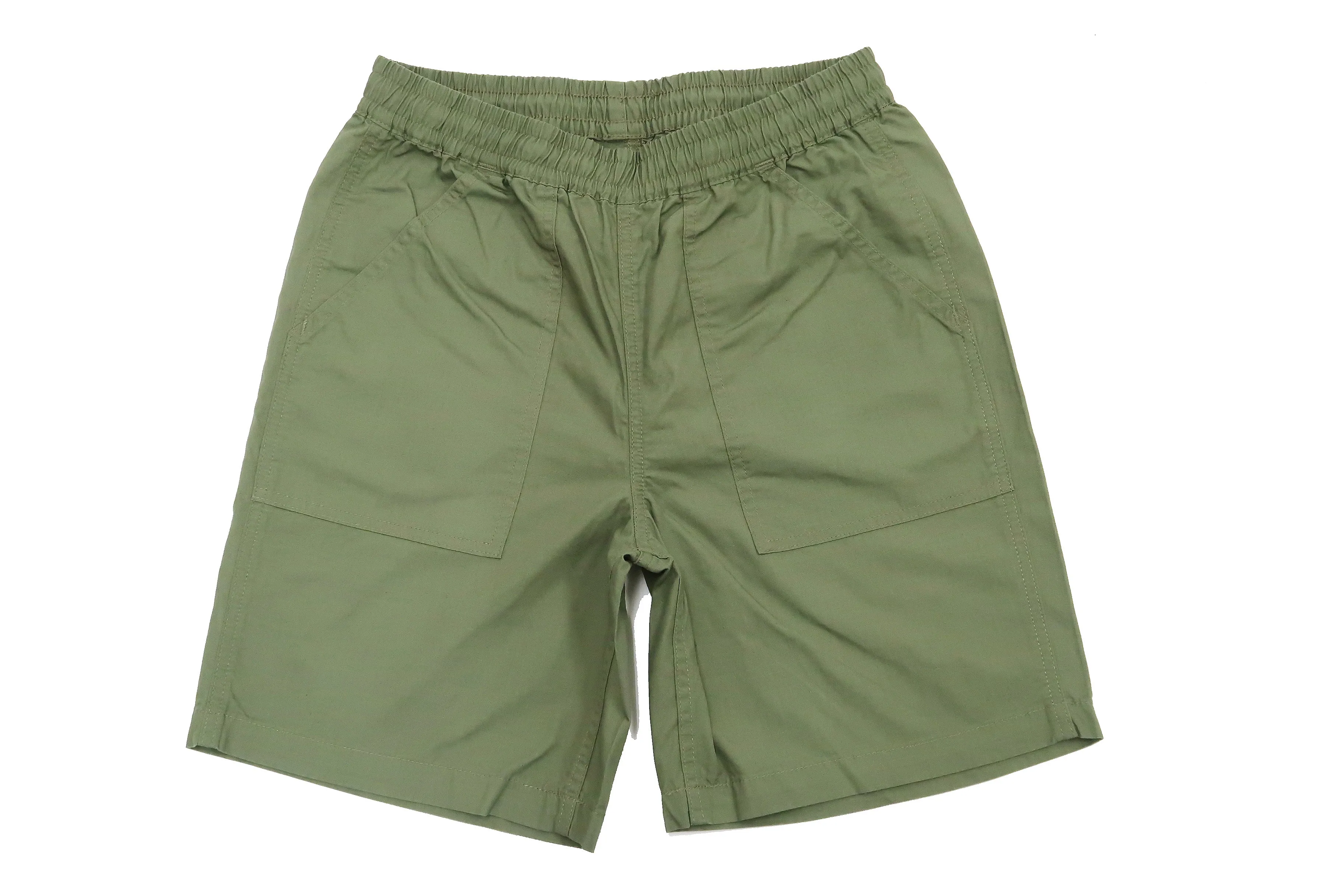 Alpha Industries Shorts Men's Drawstring Elastic Waist Shorts with Pork Chop Pockets TB2037 003 Olive