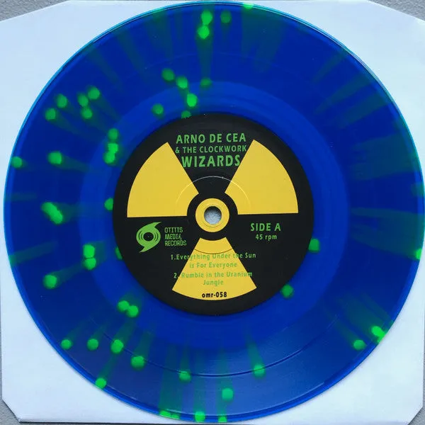 Arno De Cea And The Clockwork Wizards - Rumble in the Uranium Jungle [Splatter vinyl; Surf Rock; France] – New 7"