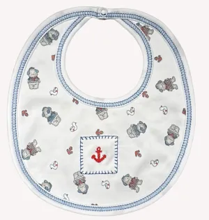 Baby Boy's "Nautical Dog" Bib