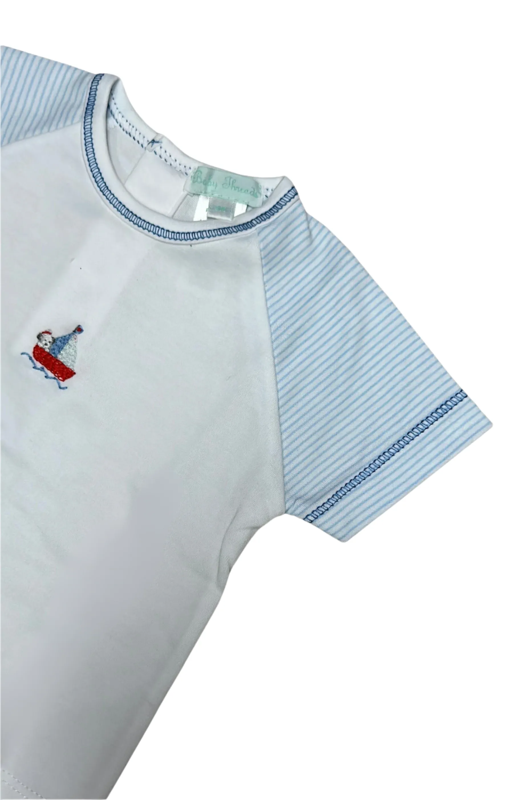 Baby Boy's "Nautical Dog" Sailor Short Set