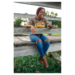 (Backwoods Camo) “Louisiana’s Queen’s” Short-Sleeved Tee
