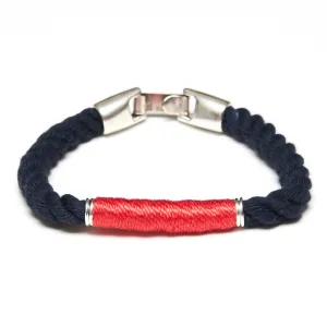 Beacon - Navy/Coral/Silver