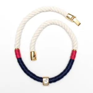 Belmont - Ivory/Navy/Pink/Gold