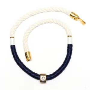 Belmont - Ivory/Navy/White/Gold