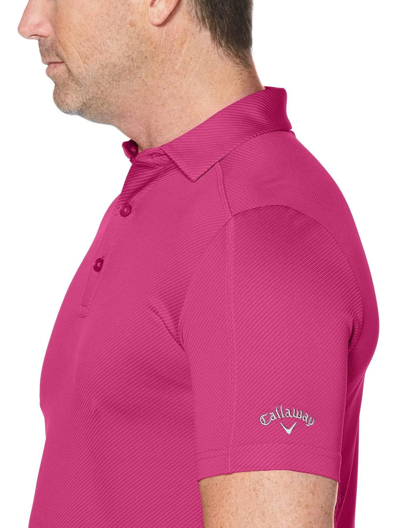 Big & Tall Denim Jacquard Polo