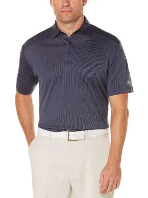 Big & Tall Denim Jacquard Polo