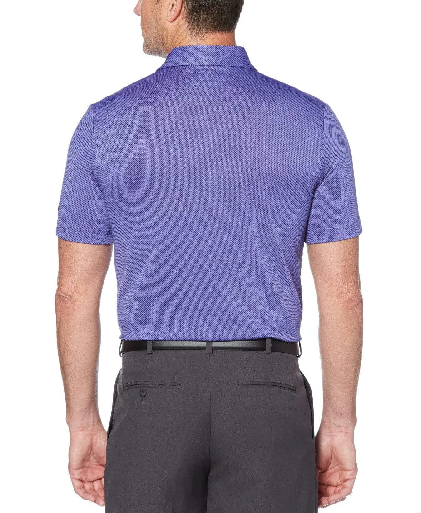 Big & Tall Denim Jacquard Polo