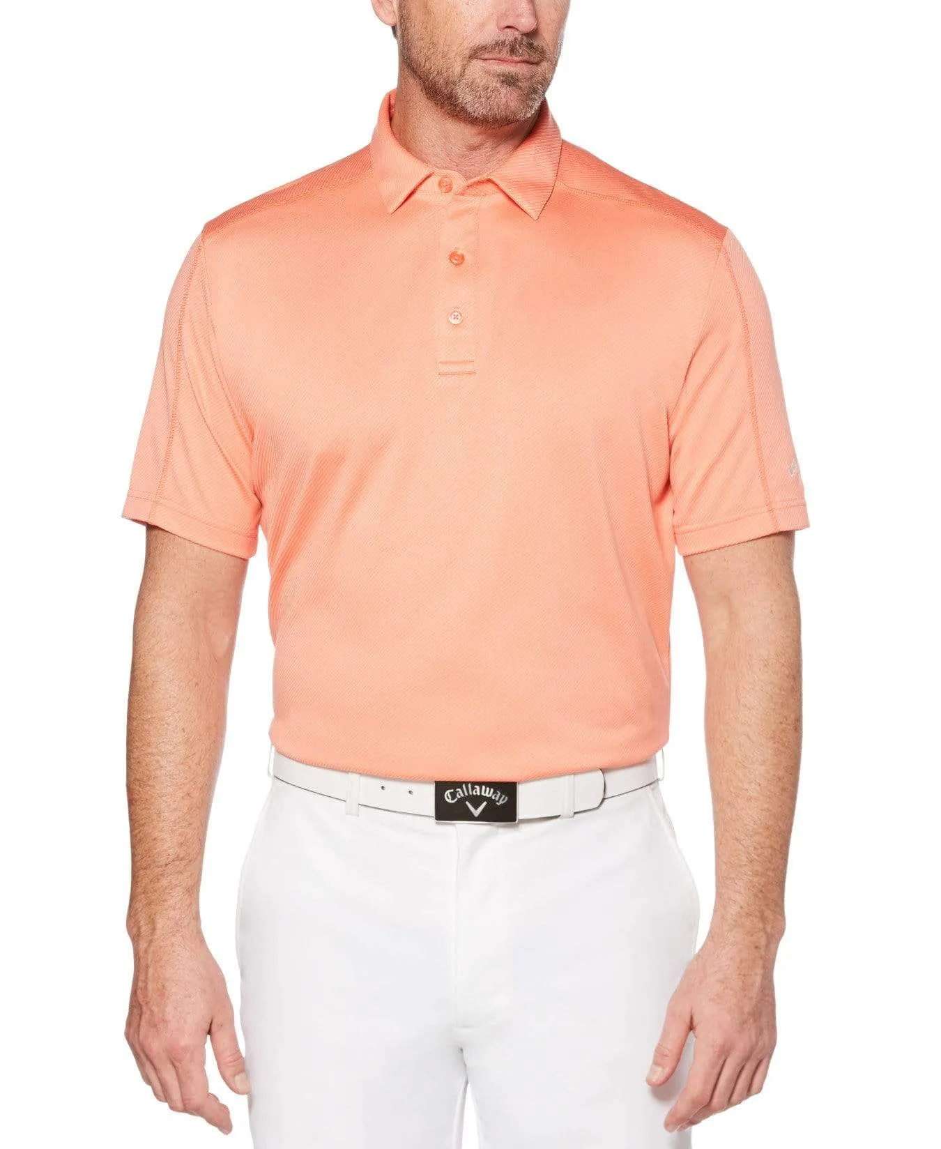 Big & Tall Denim Jacquard Polo