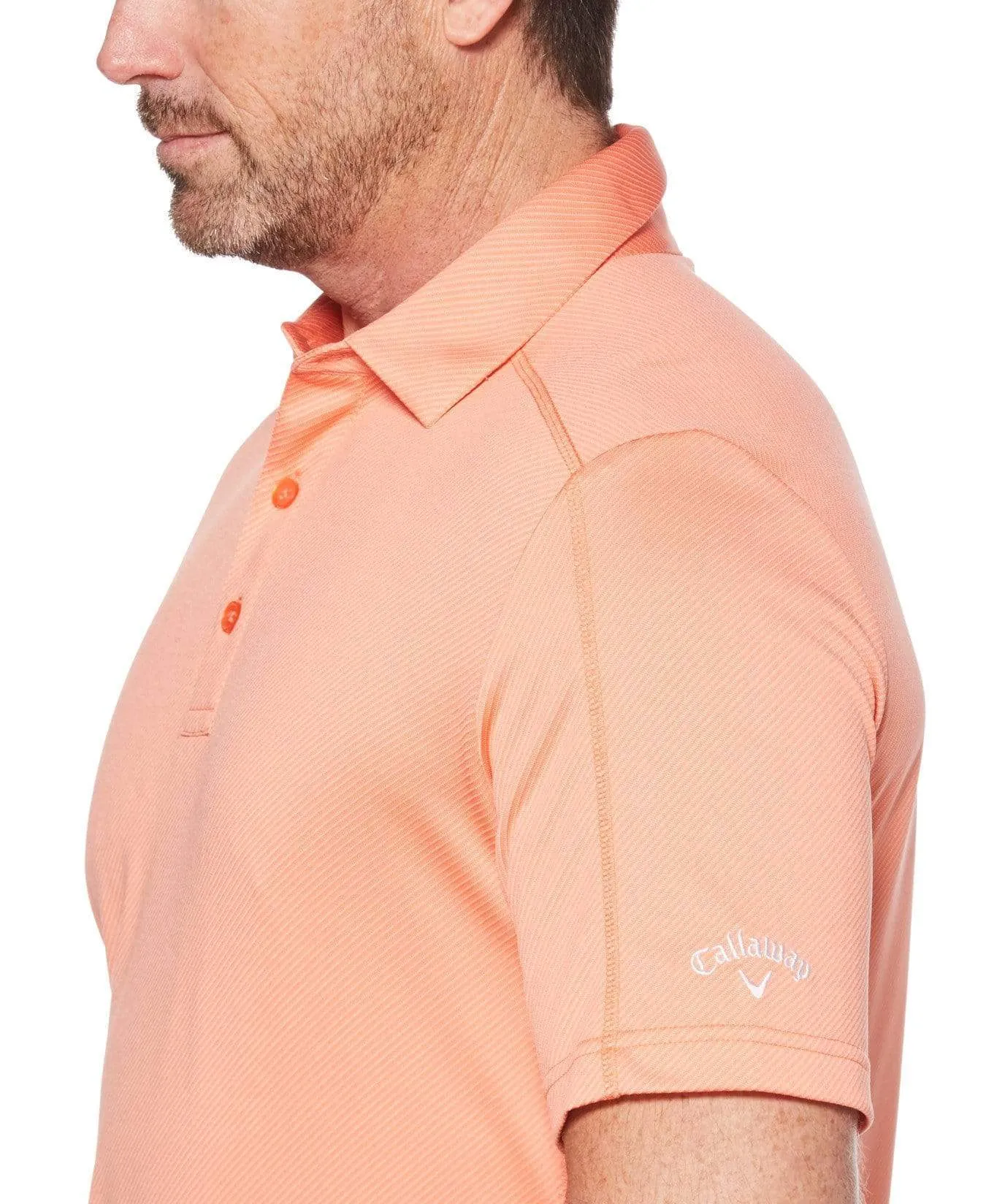 Big & Tall Denim Jacquard Polo