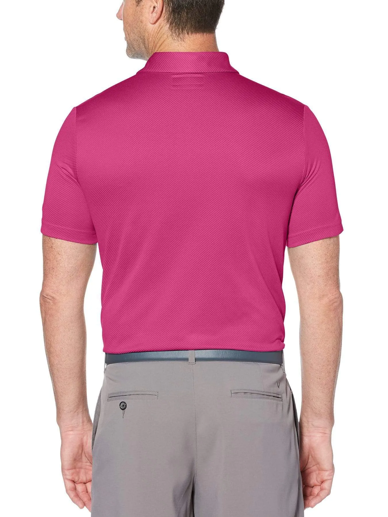 Big & Tall Denim Jacquard Polo