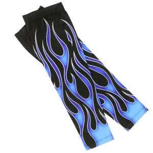 Blue Flames Arm Sleeves
