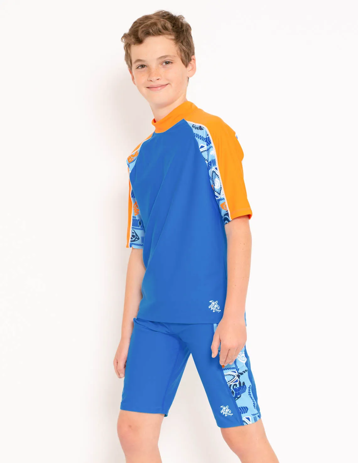 Breaker Short Sleeve Rash Guard - Lagoon