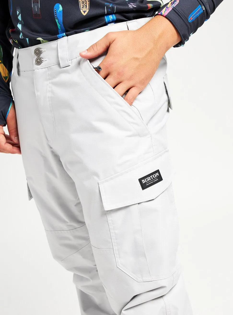 Burton Cargo Mens Pants Lunar Grey