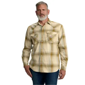 Carhartt Men's Montana Rugged Flex Relaxed Fit Lightweight Long-Sleeve Snap-Front Plaid Shirt