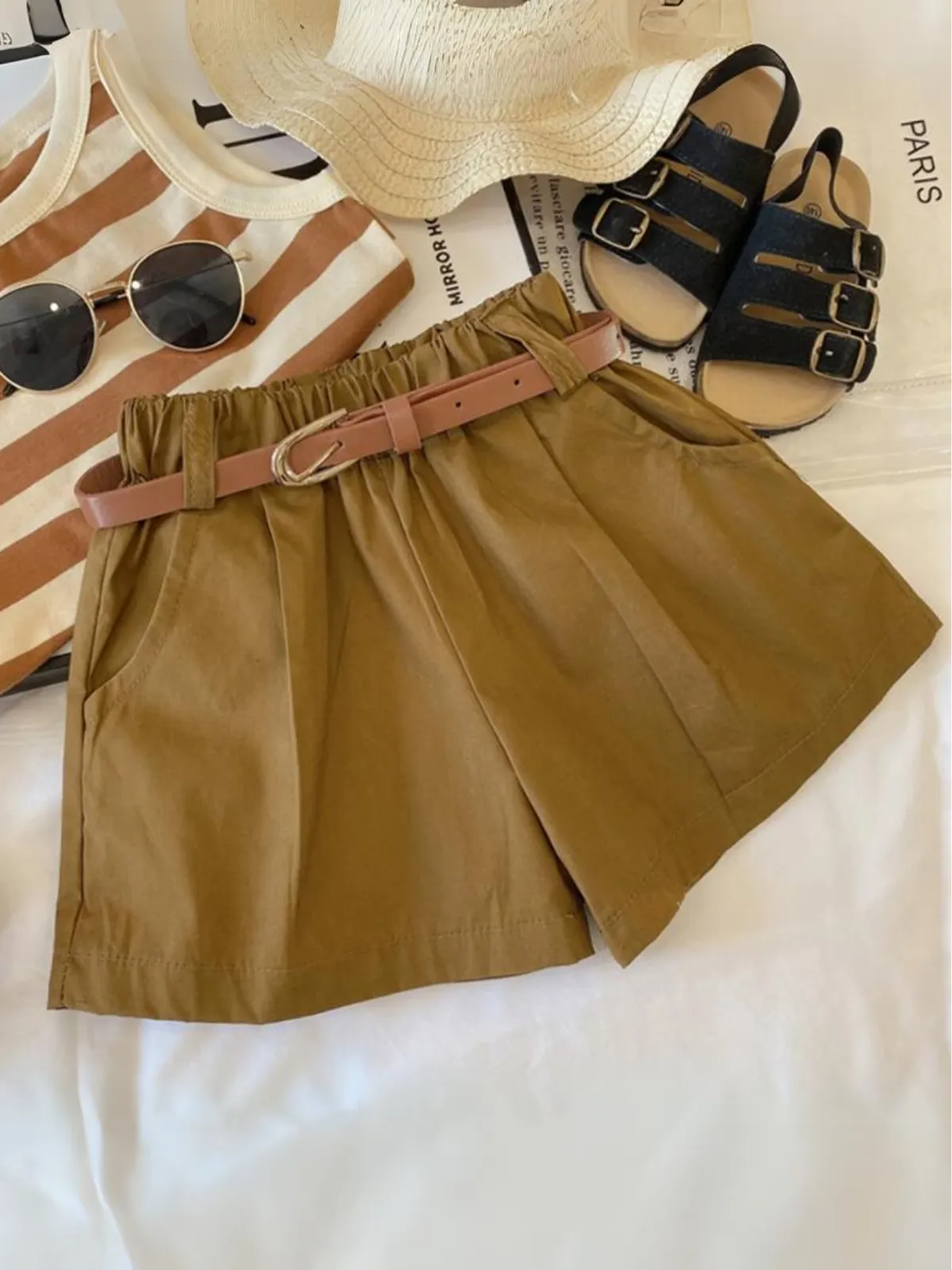 Chic In Stripes Short Set