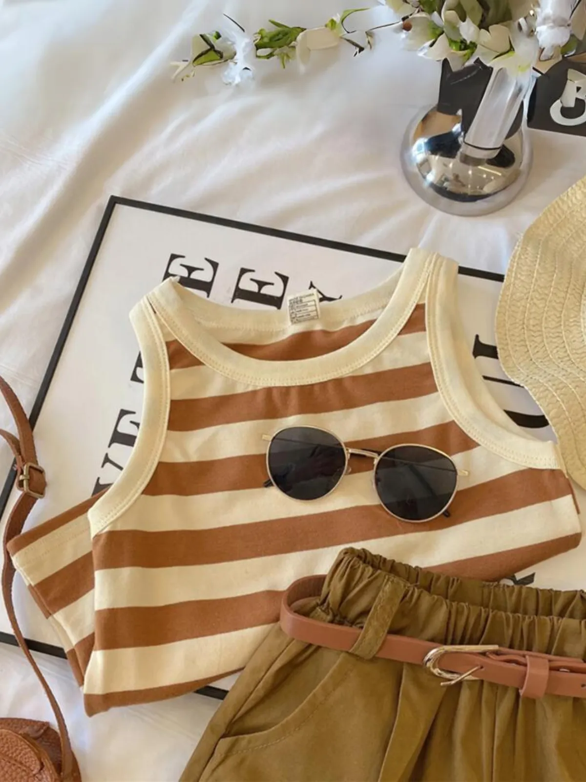 Chic In Stripes Short Set