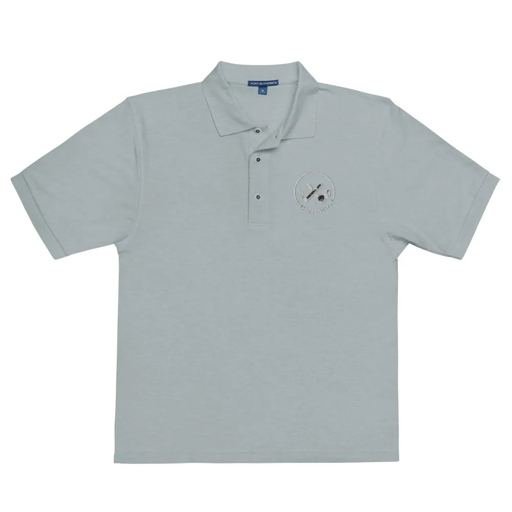 Clubs and Sticks Men's Premium Embroidered Polo