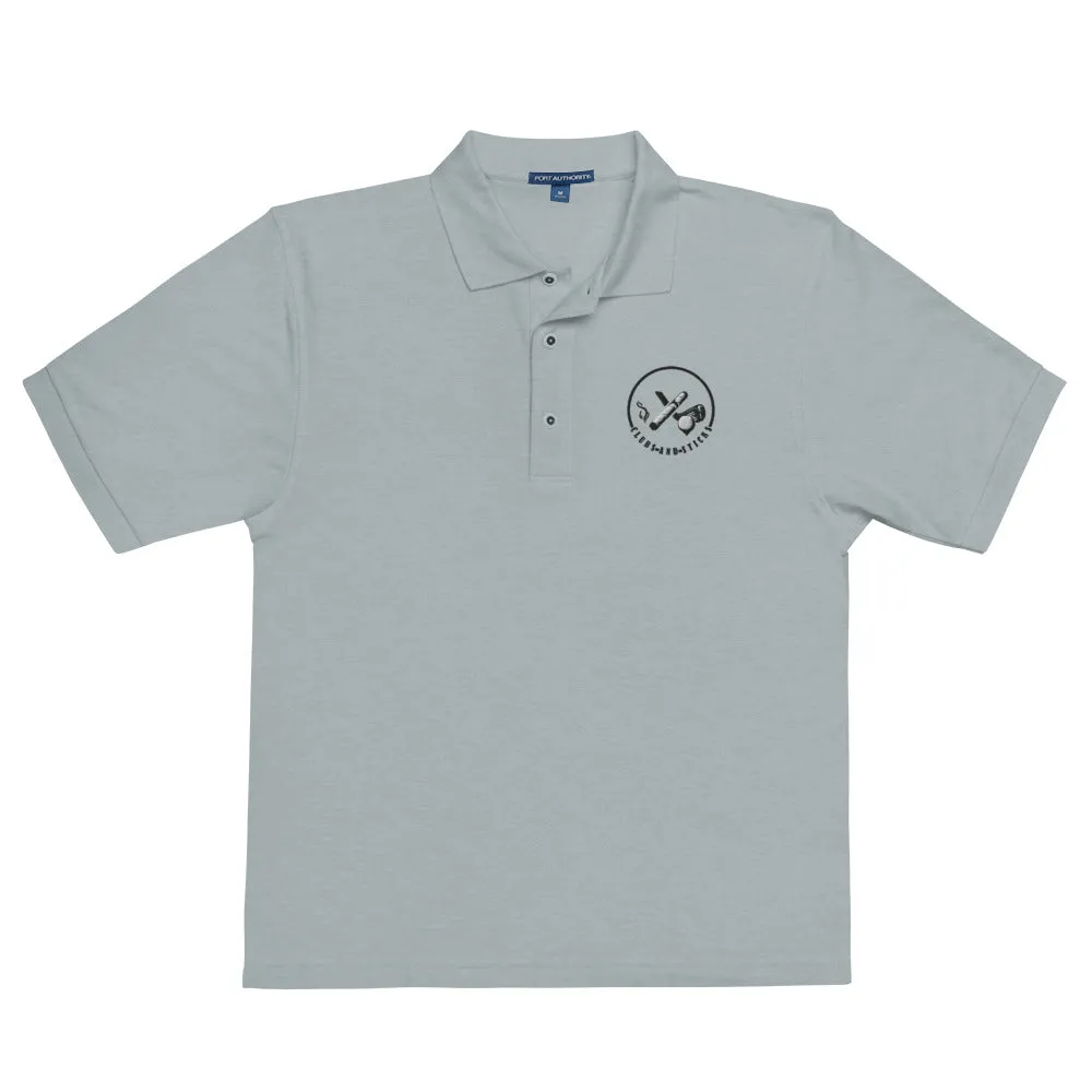 Clubs and Sticks Men's Premium Embroidered Polo