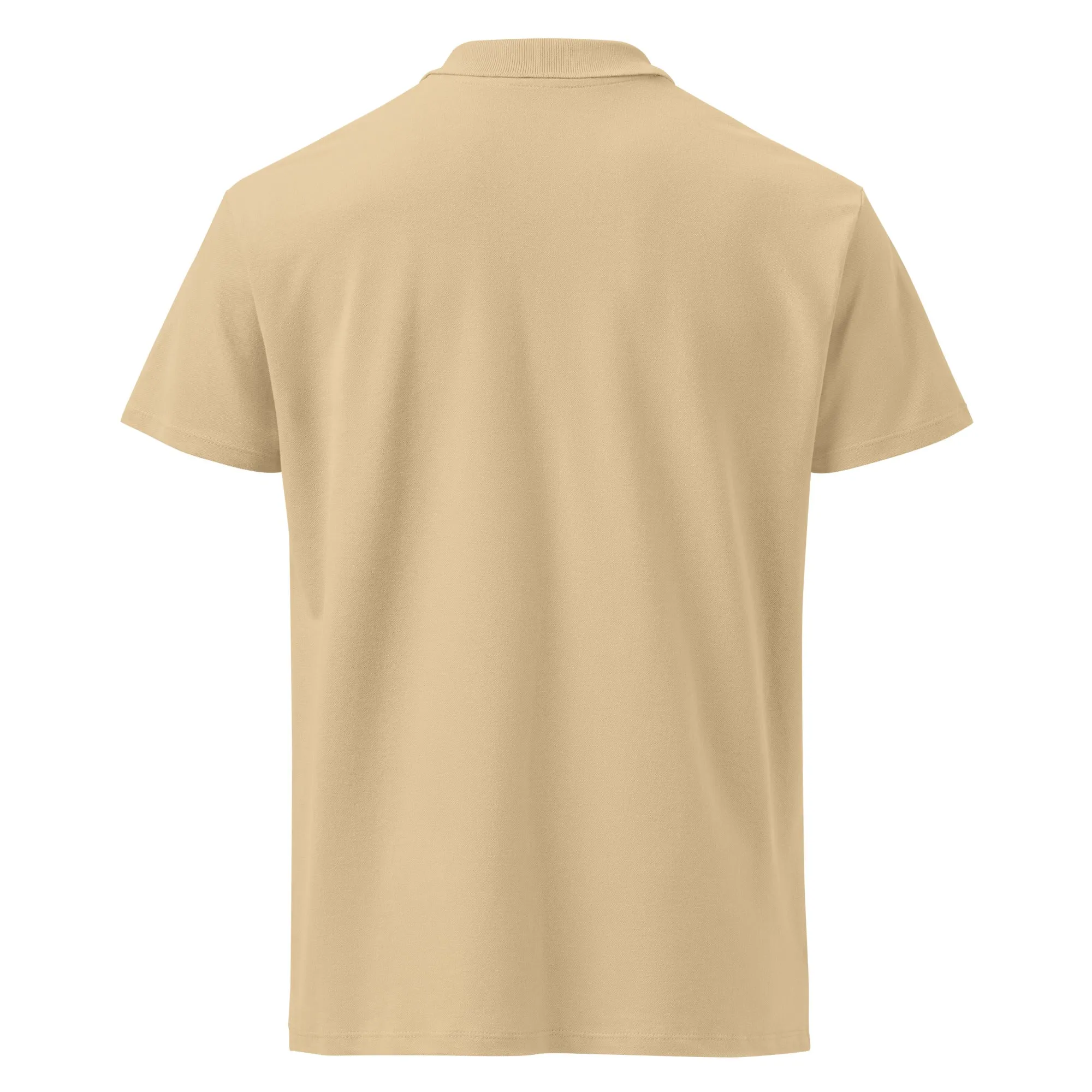 Clubs and Sticks Premium Pique Embroidered Polo Shirt - Yellow