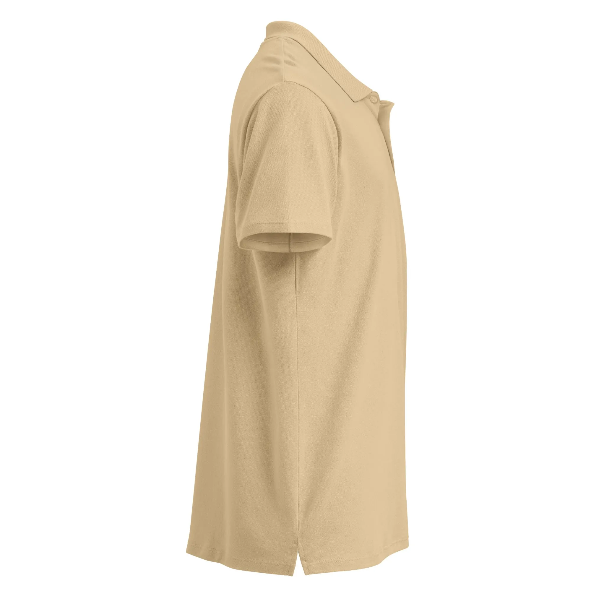 Clubs and Sticks Premium Pique Embroidered Polo Shirt - Yellow