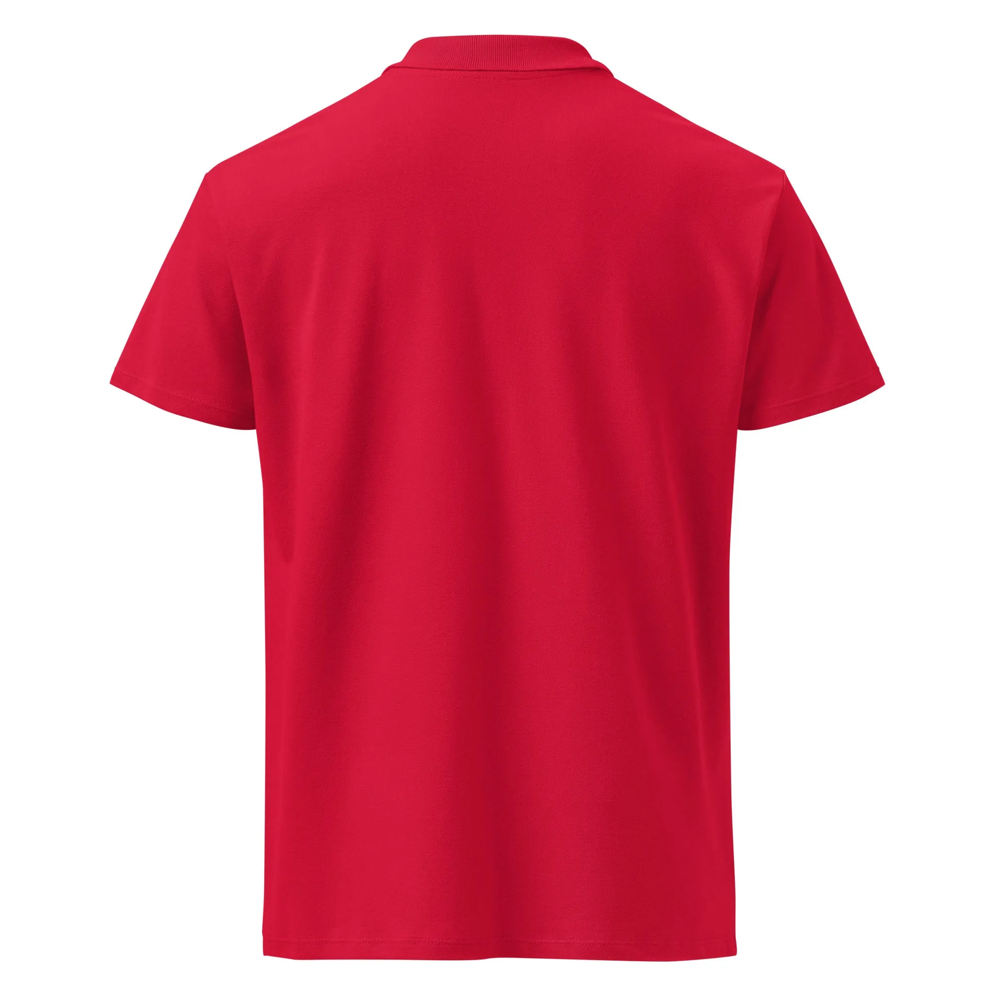 Clubs and Sticks Premium Pique Embroidered Polo Shirt - Yellow