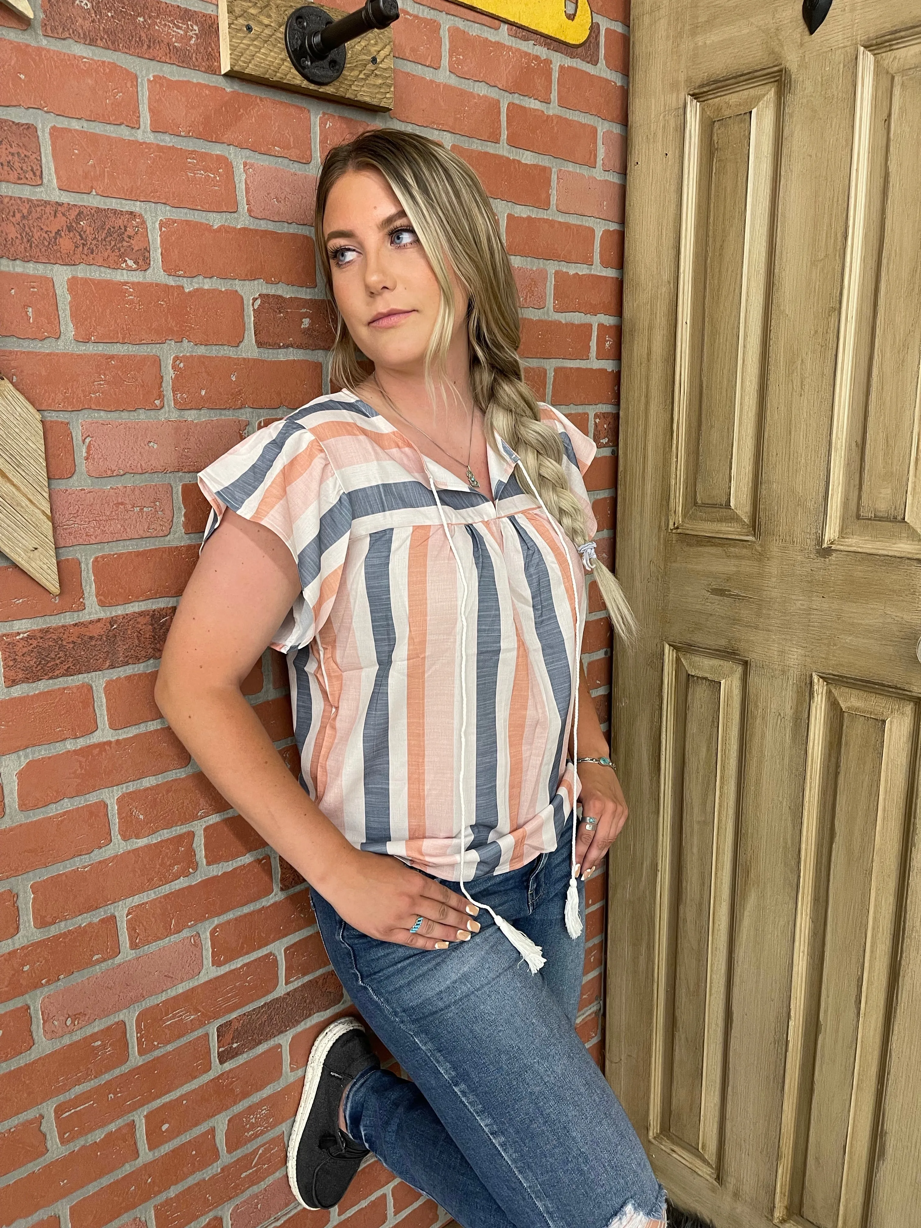 Colorful Stripe Top