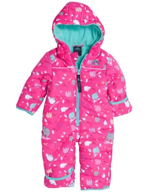 Cozy Bunting Suit - Frosty Pink
