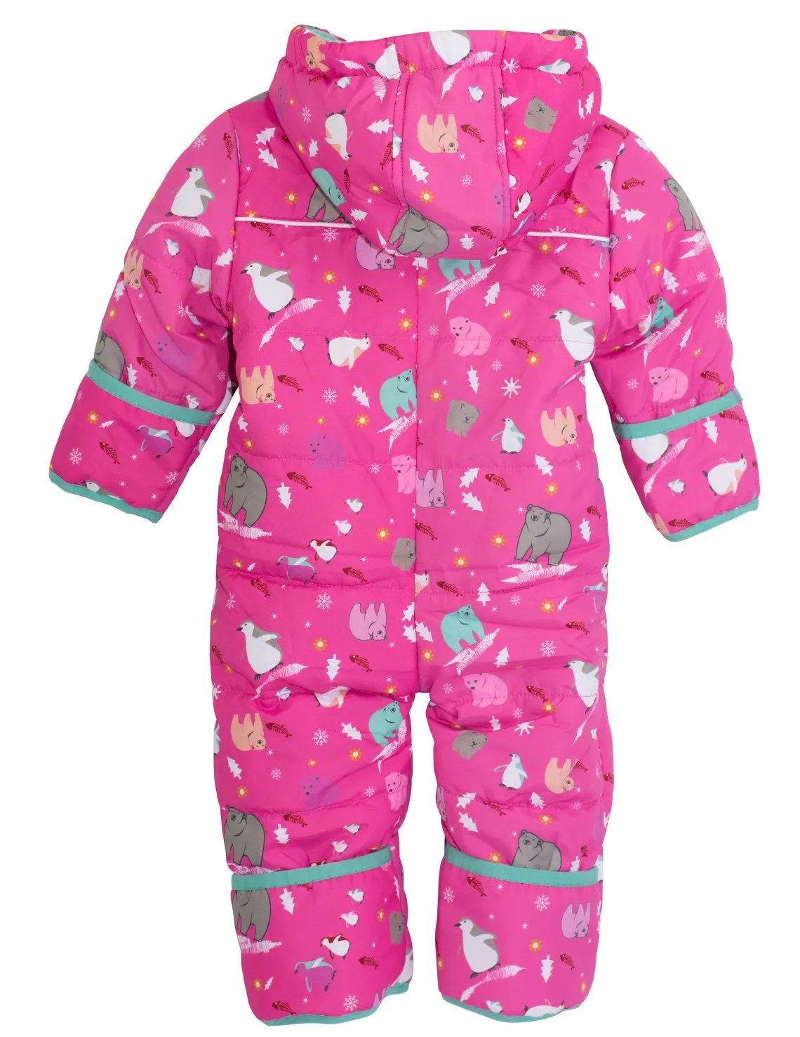 Cozy Bunting Suit - Frosty Pink