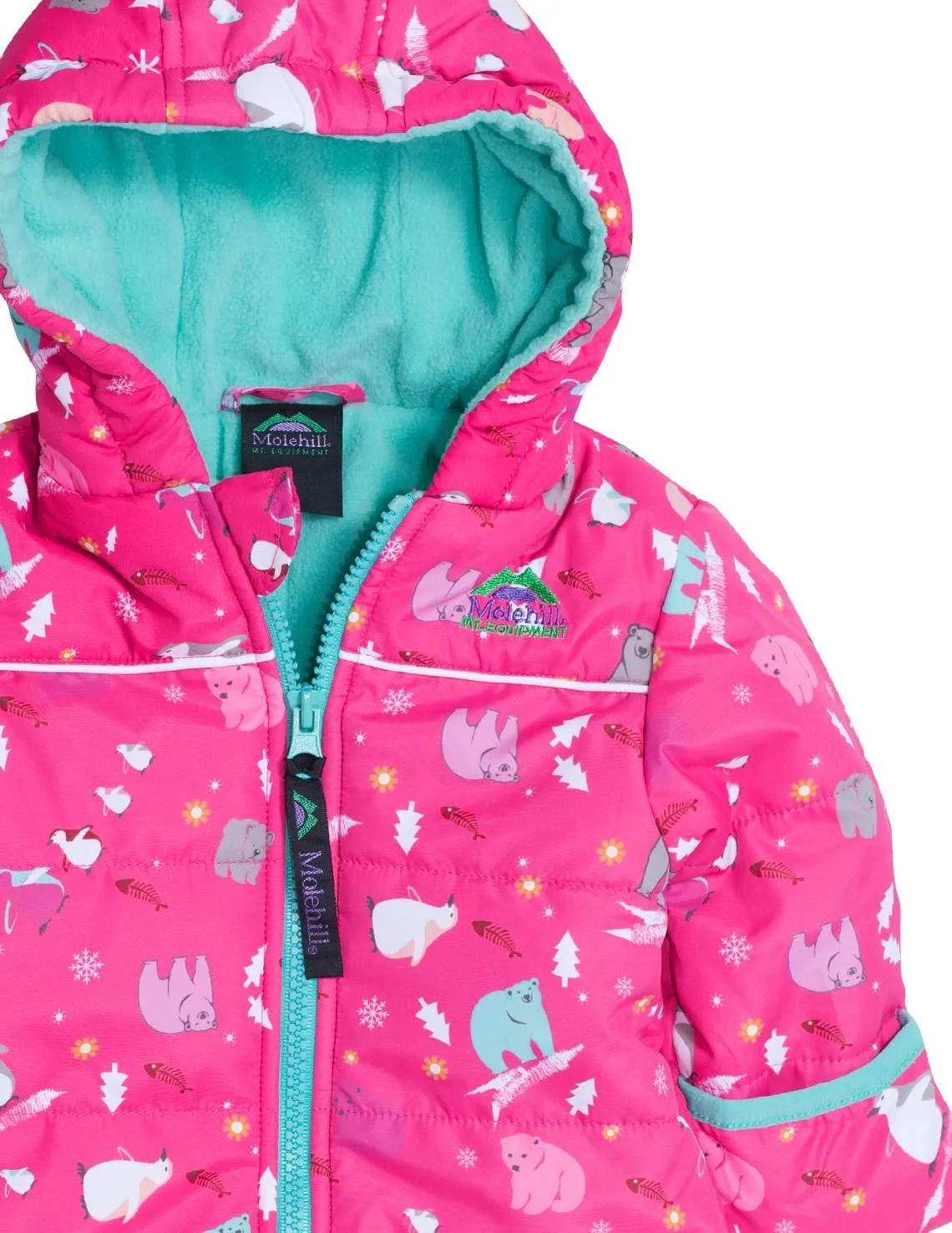Cozy Bunting Suit - Frosty Pink