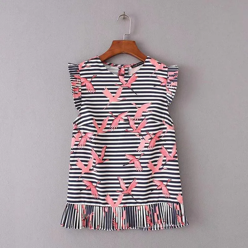 Crane Striped Blouse