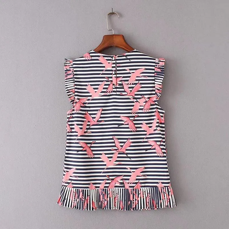 Crane Striped Blouse