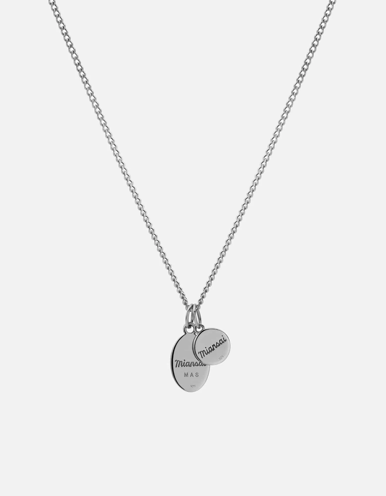 Croix   Mini St Christopher Necklace, Sterling Silver