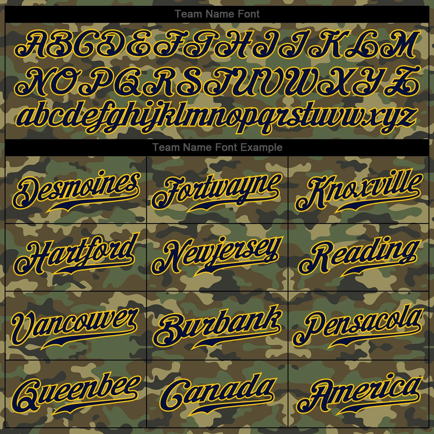Custom Camo Navy-Gold Authentic Salute To Service Baseball Jersey