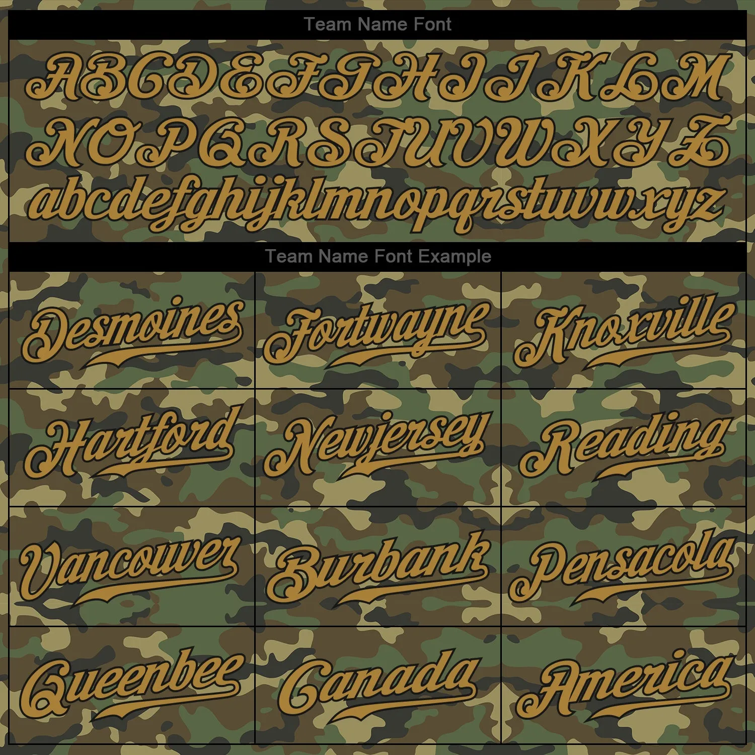 Custom Camo Old Gold-Black Authentic Salute To Service Baseball Jersey