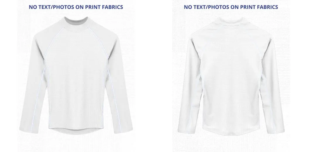 Custom Rash Guard (Kids, Women, Men) Long Sleeve