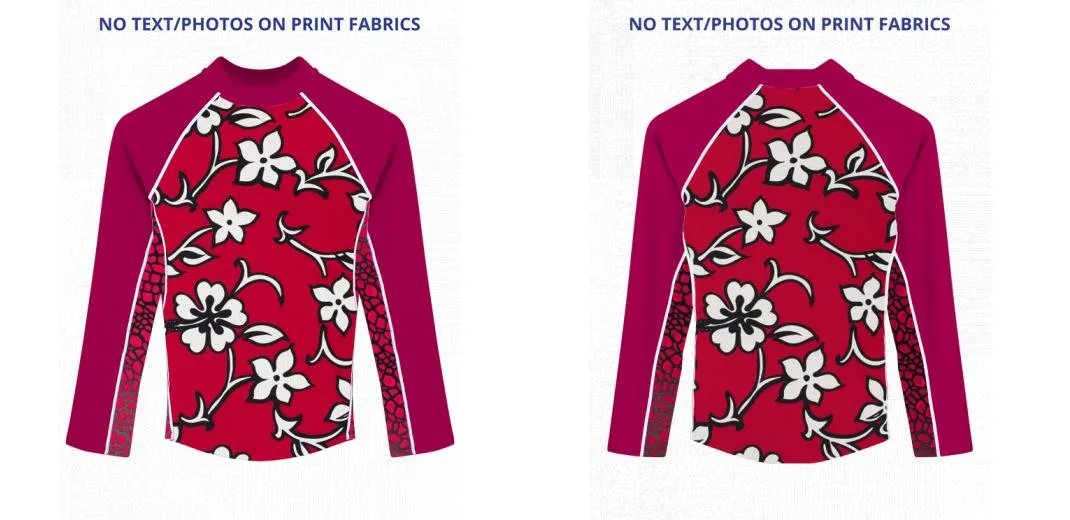 Custom Rash Guard (Kids, Women, Men) Long Sleeve