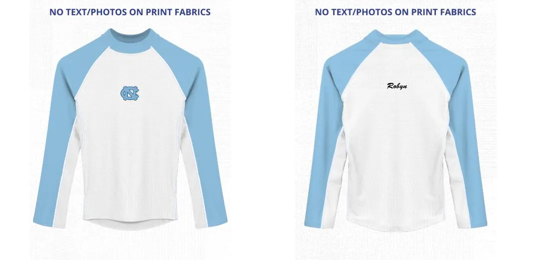 Custom Rash Guard (Kids, Women, Men) Long Sleeve