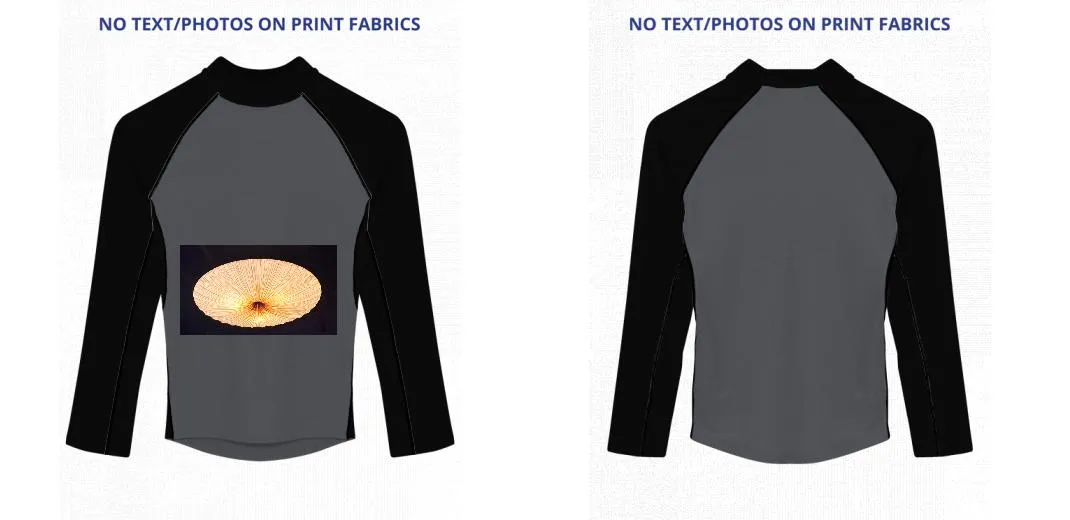 Custom Rash Guard (Kids, Women, Men) Long Sleeve