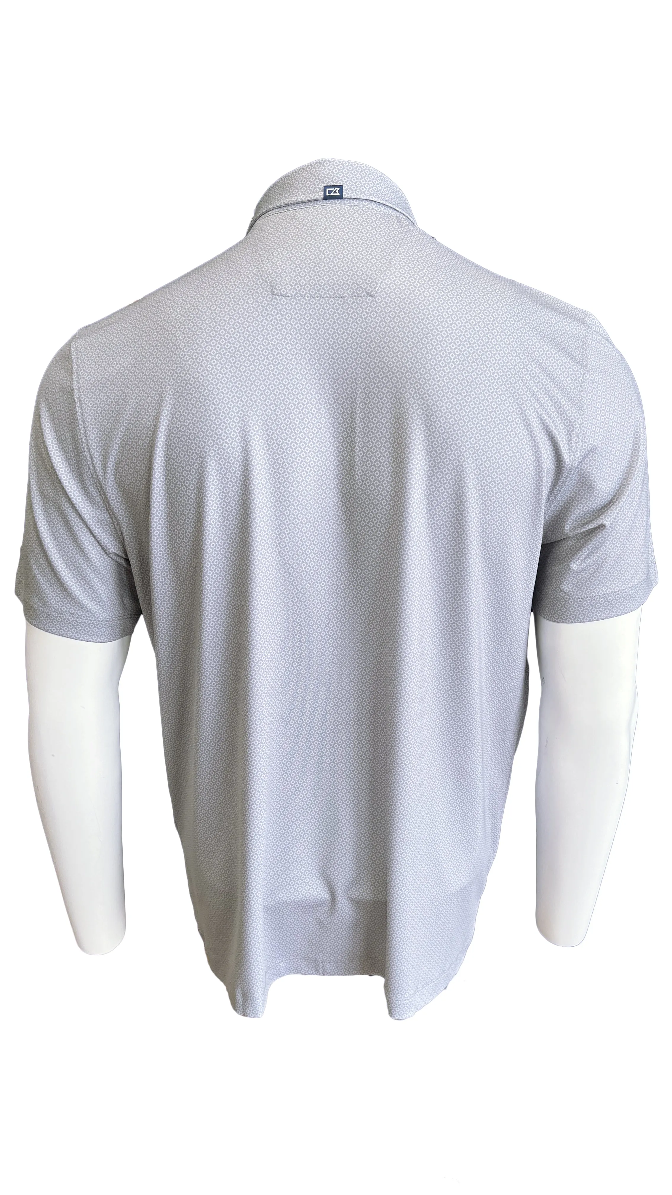 Cutter & Buck Georgia Bulldogs Pike Eco Symmetry Print Stretch Polo