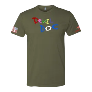 DEVIL DOC-Crayon Shirt (OD OR CHARCOAL GRAY)