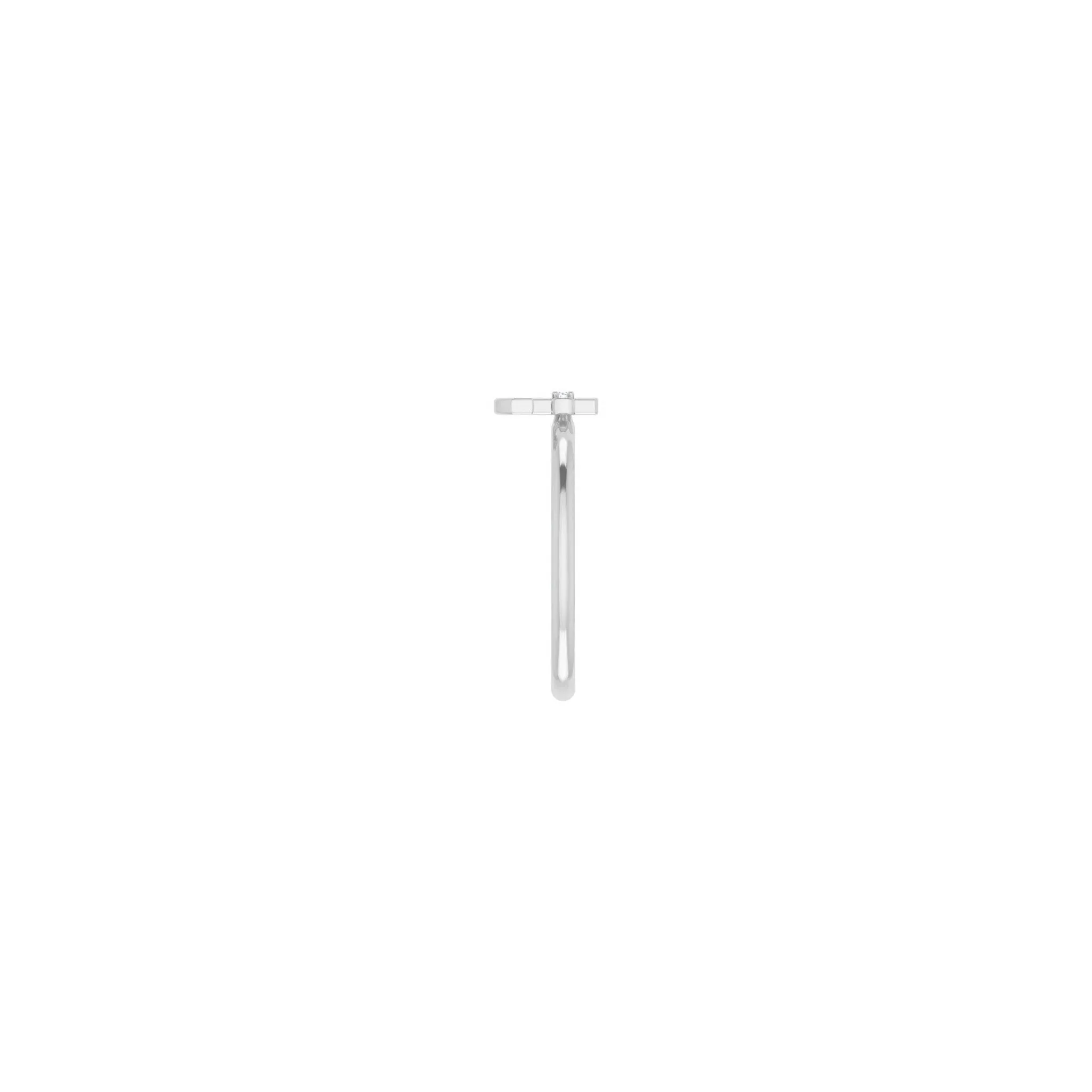 Diamond Anchor Cross Ring