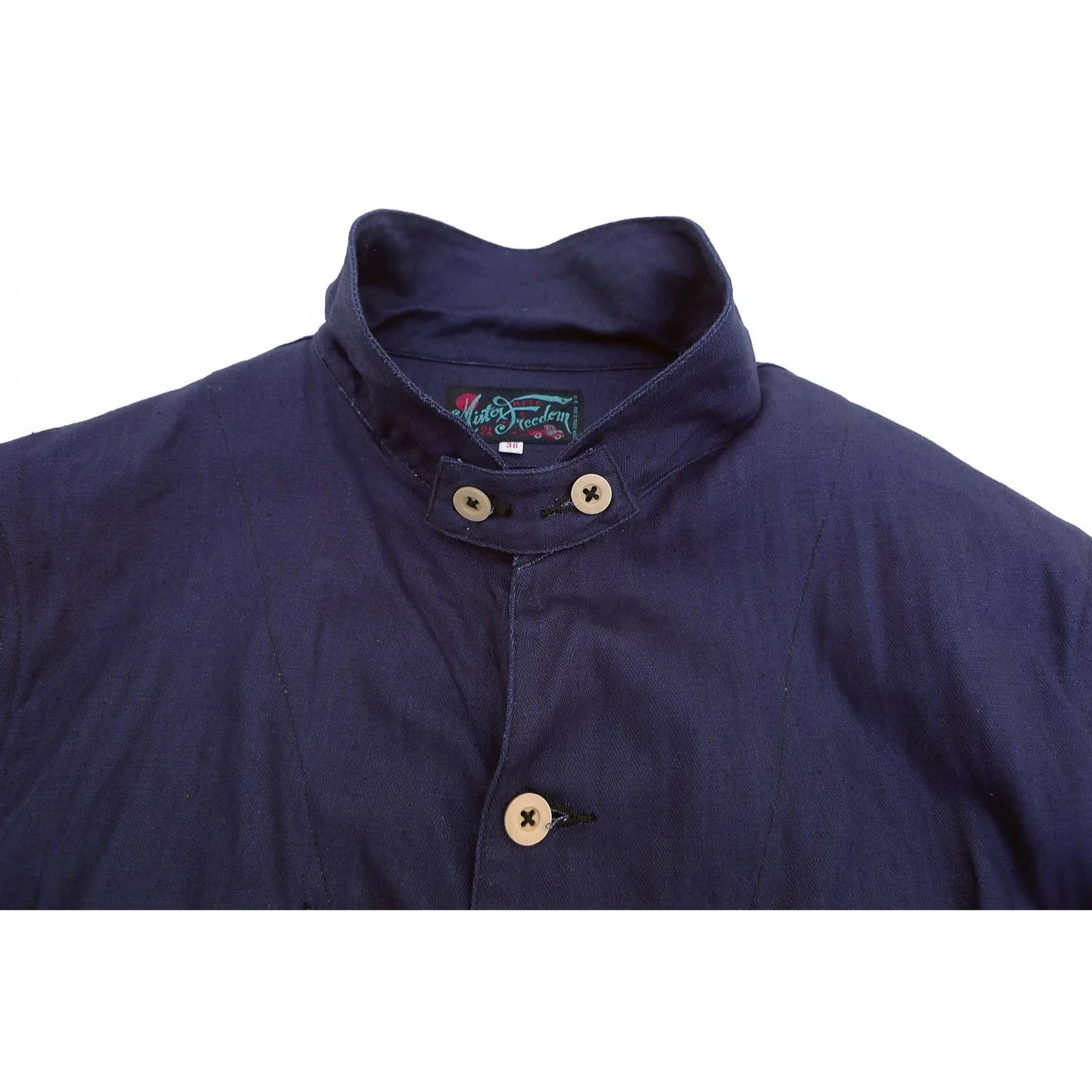 Dockyard Jacket - Indigo HBT
