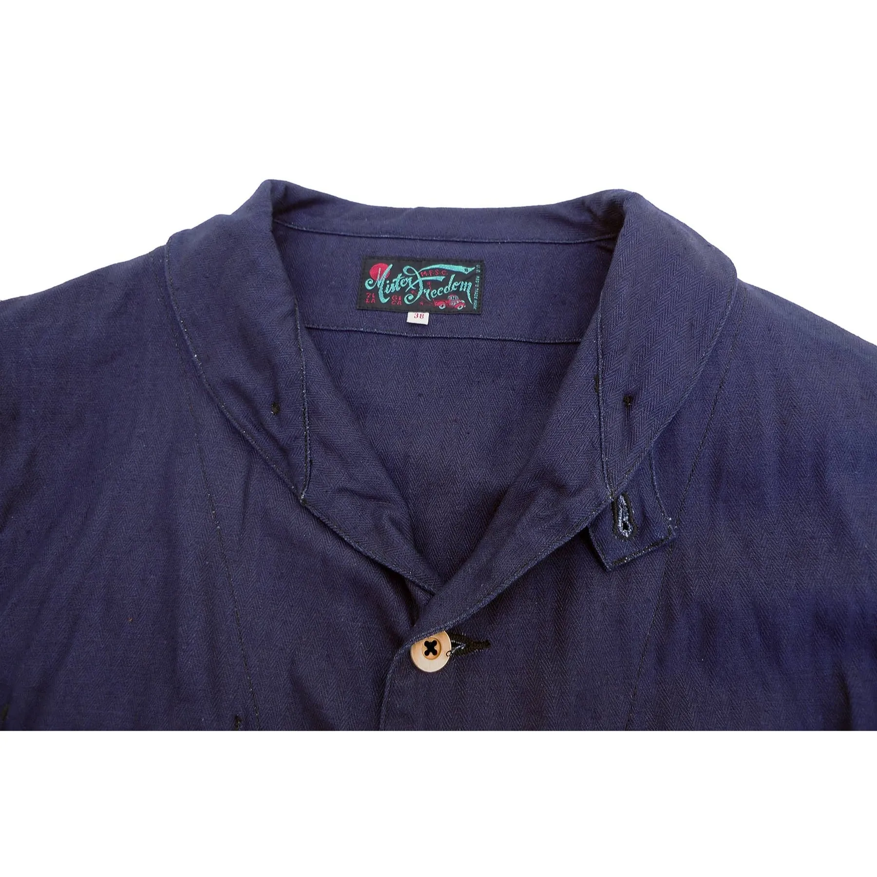 Dockyard Jacket - Indigo HBT