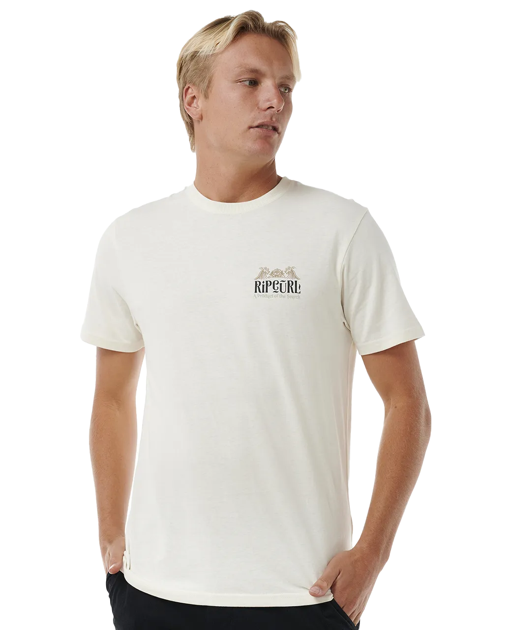 Down The Line T-Shirt in Bone