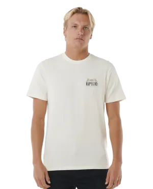 Down The Line T-Shirt in Bone